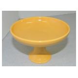 Vintage Fiesta sweets comport, yellow