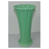 Vintage Fiesta 12" flower vase, green, mint