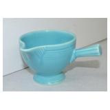 Vintage Fiesta stick handled creamer, turquoise