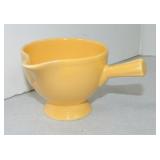 Vintage Fiesta stick handled creamer, yellow