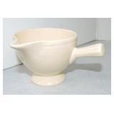 Vintage Fiesta stick handled creamer, ivory