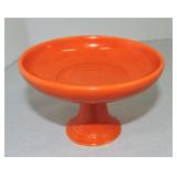 Vintage Fiesta sweets comport, red