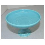 Vintage Fiesta sweets comport, turquoise