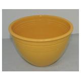 Vintage Fiesta #5 mixing bowl, yellow, inside