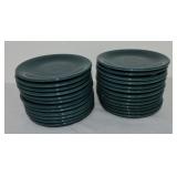 Fiesta Post 86 set of 25 - 6" plates, juniper