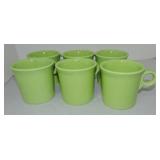 Fiesta Post 86 set of 6 mugs, chartreuse