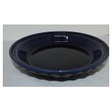 Fiesta Post 86 10 1/2" pie baker, cobalt