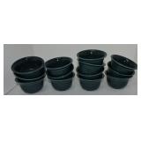 Fiesta Post 86 lot of 13 bouillon cups, juniper
