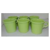 Fiesta Post 86 set of 6 mugs, chartreuse