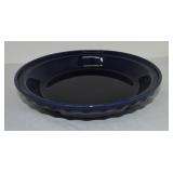 Fiesta Post 86 10 1/2" pie baker, cobalt