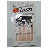 Fiesta Post 86 5 pc flatware set, apricot