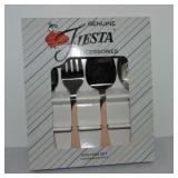 Fiesta Post 86 4 pc hostess set, apricot