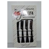 Fiesta Post 86 4 pc steak knife set, black