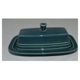 Fiesta Post 86 butter dish, juniper