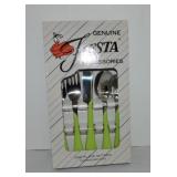 Fiesta Post 86 5 pc flatware set, chartreuse