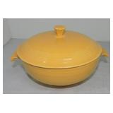 Vintage Fiesta casserole, yellow