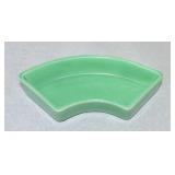Vintage Fiesta relish tray side insert, green