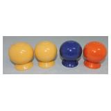 Vintage Fiesta lot of 4 shakers