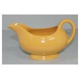 Vintage Fiesta sauce boat, yellow