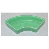 Vintage Fiesta relish tray side insert, green