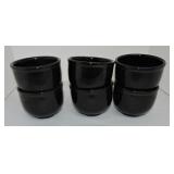 Fiesta Post 86 set of 6 chili bowls, black
