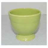 Vintage Fiesta egg cup, chartreuse, nick to