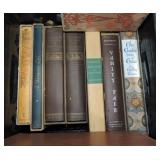 Box lot of old books