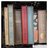Box lot of old books