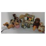 Large lot of battery operated wooden and other