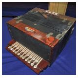 Vintage Invicta Czechoslovakia accordion