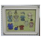 Cut out doll picture
