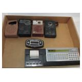 Lot of 4 transistor radios, Star Trek handheld