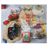 Lot of Christmas decorations