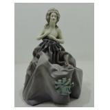 Porcelain lady tree topper