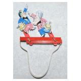 Tin lithograph Robert Dole, Bill Clinton