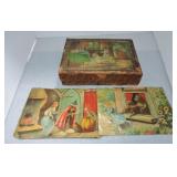 Wooden block Nursery Rhymes picture puzzle set,
