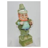 Kentucky Bourbon leprechaun musical decanter 13"