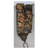 Victorian needlepoint bell pull