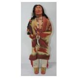 Native American Indian Skookum doll with label,