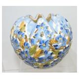 Fischer Budapest porcelain open work rose bowl 4"