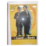 Laurel and Hardy movie poster, 39"x25"