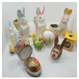 Lot of Easter decorations, various condition