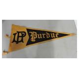 Early Purdue felt pennant, 37"