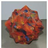 Star shaped end of the day glass lamp shade