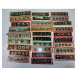Lot of glass magic lantern color slides