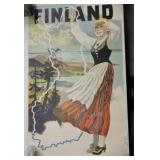 Finland travel poster 39"x24 1/2"