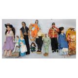 Lot of dolls and figures