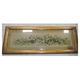 Yard long floral print