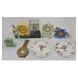 Lot of 8 assorted clocks