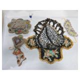 Lot of beaded items